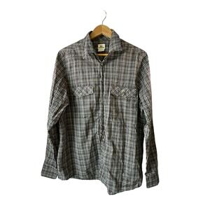 Lacoste Vintage Mens Long Sleeve Button Up Size 44
